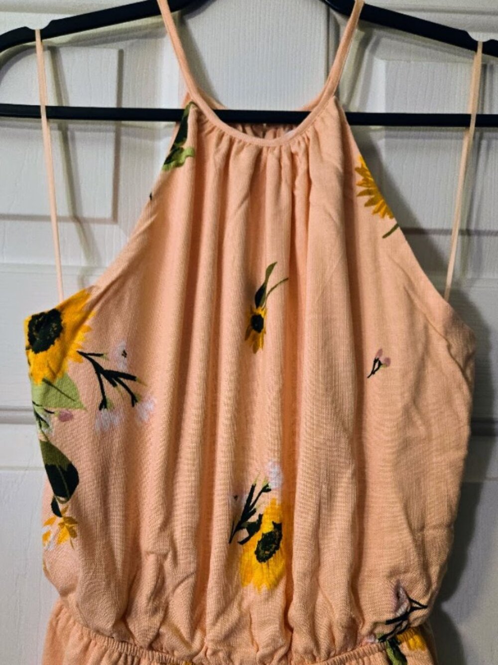 SugarLips Girasol Floral Lighthearted Trapeze Jumpsuit